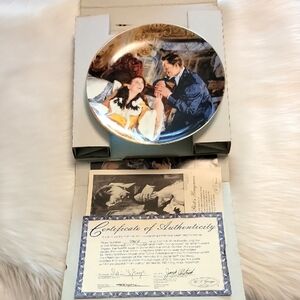 Gone With The Wind "Scarlett And Rhett’s Honeymoon" 1990 WL George Plate